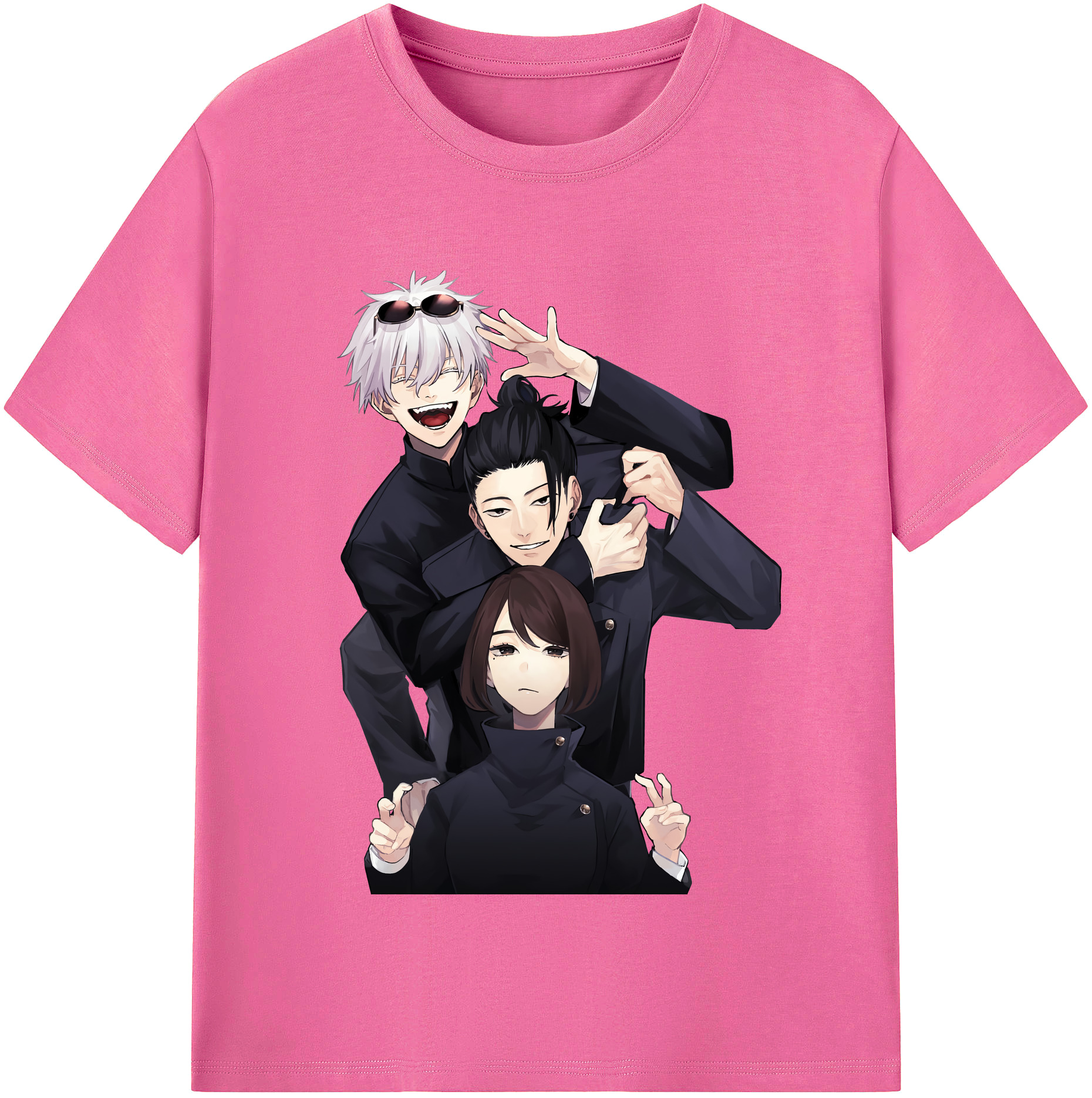 （画像用） 呪術廻戦 Jujutsu Kaisen レディースカジュアルプリントTシャツ（綿100％）